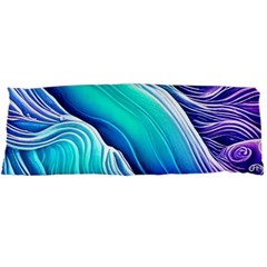 Ocean Waves In Pastel Tones Body Pillow Case Dakimakura (two Sides) by GardenOfOphir