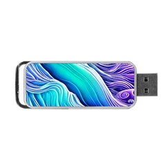 Ocean Waves In Pastel Tones Portable Usb Flash (two Sides) by GardenOfOphir