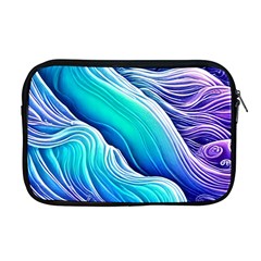 Ocean Waves In Pastel Tones Apple Macbook Pro 17  Zipper Case by GardenOfOphir