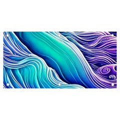 Ocean Waves In Pastel Tones Banner And Sign 6  X 3  by GardenOfOphir