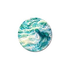 The Endless Sea Golf Ball Marker by GardenOfOphir