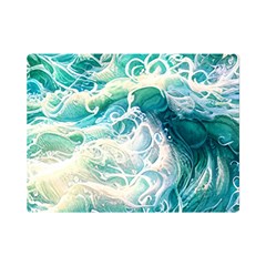 The Endless Sea One Side Premium Plush Fleece Blanket (mini)