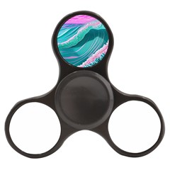 Pink Ocean Waves Finger Spinner by GardenOfOphir