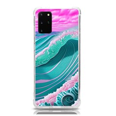 Pink Ocean Waves Samsung Galaxy S20plus 6 7 Inch Tpu Uv Case