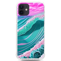 Pink Ocean Waves Iphone 12/12 Pro Tpu Uv Print Case by GardenOfOphir