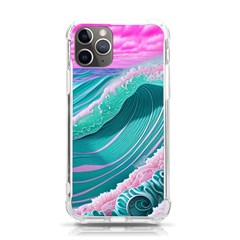 Pink Ocean Waves Iphone 11 Pro 5 8 Inch Tpu Uv Print Case by GardenOfOphir