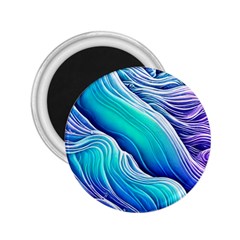 Ocean Waves In Pastel Tones 2 25  Magnets by GardenOfOphir