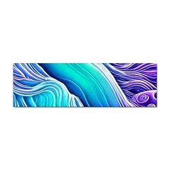 Ocean Waves In Pastel Tones Sticker Bumper (100 Pack) by GardenOfOphir