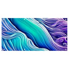 Ocean Waves In Pastel Tones Banner And Sign 8  X 4  by GardenOfOphir