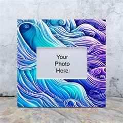 Ocean Waves In Pastel Tones White Box Photo Frame 4  X 6  by GardenOfOphir