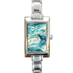 The Endless Sea Rectangle Italian Charm Watch by GardenOfOphir