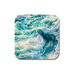 The Endless Sea Rubber Square Coaster (4 Pack) by GardenOfOphir