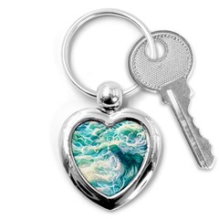 The Endless Sea Key Chain (heart) by GardenOfOphir