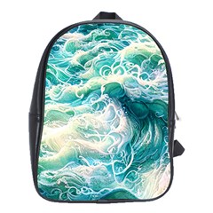 The Endless Sea School Bag (xl) by GardenOfOphir