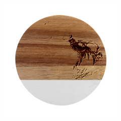 The Endless Sea Marble Wood Coaster (round)