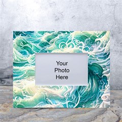 The Endless Sea White Tabletop Photo Frame 4 x6  by GardenOfOphir