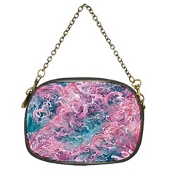 Ocean Waves In Pink Ii Chain Purse (two Sides) by GardenOfOphir