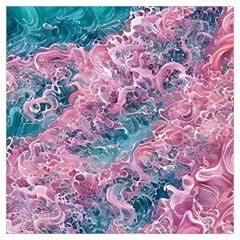 Ocean Waves In Pink Ii Lightweight Scarf  by GardenOfOphir