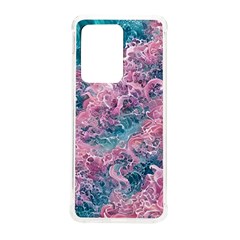 Ocean Waves In Pink Ii Samsung Galaxy S20 Ultra 6 9 Inch Tpu Uv Case