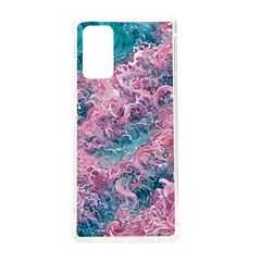 Ocean Waves In Pink Ii Samsung Galaxy Note 20 Tpu Uv Case by GardenOfOphir