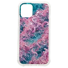 Ocean Waves In Pink Ii Iphone 12 Mini Tpu Uv Print Case	