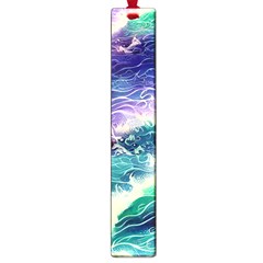 Pastel Hues Ocean Waves Large Book Marks by GardenOfOphir