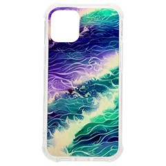 Pastel Hues Ocean Waves Iphone 12 Mini Tpu Uv Print Case	