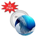 The Power Of The Ocean 1.75  Buttons (10 pack) Front