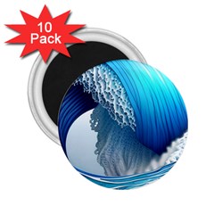 The Power Of The Ocean 2 25  Magnets (10 Pack)  by GardenOfOphir