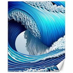 The Power Of The Ocean Canvas 11  X 14  by GardenOfOphir