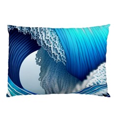 The Power Of The Ocean Pillow Case by GardenOfOphir