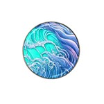 The Beauty Of Waves Hat Clip Ball Marker Front