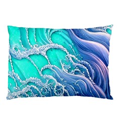 The Beauty Of Waves Pillow Case by GardenOfOphir