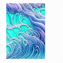 The Beauty Of Waves Large Garden Flag (two Sides) by GardenOfOphir