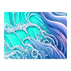 The Beauty Of Waves Premium Plush Fleece Blanket (mini) by GardenOfOphir