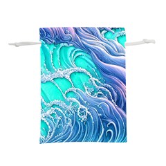 The Beauty Of Waves Lightweight Drawstring Pouch (s) by GardenOfOphir