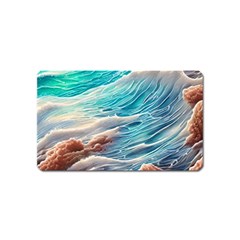 Waves Of The Ocean Magnet (name Card) by GardenOfOphir