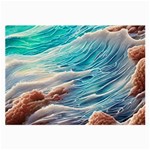 Waves Of The Ocean Large Glasses Cloth (2 Sides) Front