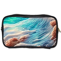 Waves Of The Ocean Toiletries Bag (one Side) by GardenOfOphir