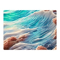 Waves Of The Ocean Premium Plush Fleece Blanket (mini) by GardenOfOphir