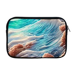 Waves Of The Ocean Apple Macbook Pro 17  Zipper Case by GardenOfOphir