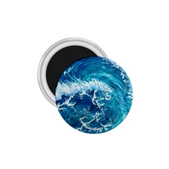 Abstract Blue Ocean Waves Iii 1 75  Magnets by GardenOfOphir