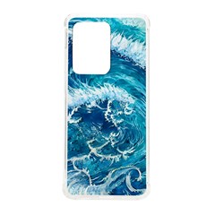 Abstract Blue Ocean Waves Iii Samsung Galaxy S20 Ultra 6 9 Inch Tpu Uv Case