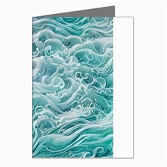 Nature Ocean Waves Greeting Cards (pkg Of 8) by GardenOfOphir