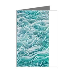 Nature Ocean Waves Mini Greeting Card by GardenOfOphir