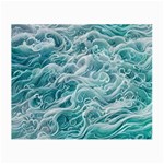 Nature Ocean Waves Small Glasses Cloth (2 Sides) Front