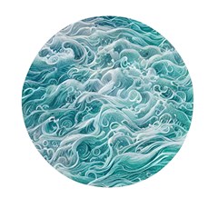 Nature Ocean Waves Mini Round Pill Box by GardenOfOphir