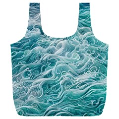 Nature Ocean Waves Full Print Recycle Bag (xxxl)