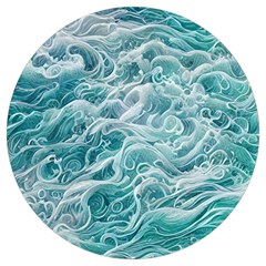 Nature Ocean Waves Round Trivet by GardenOfOphir