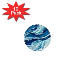 Summer Ocean Waves 1  Mini Buttons (10 pack) 